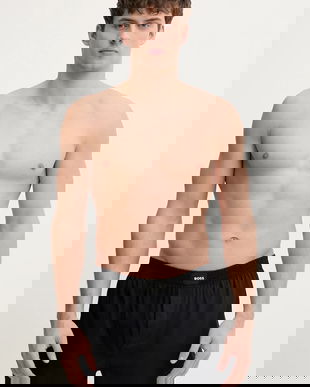 BOSS boxeri de bumbac 2P Boxer S. CW Peach 2-pack