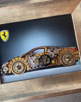Masina sport model Ferrari Cod M 621・Cadou pentru pasionații de Ferrari・Mașină model Ferrari pentru birou・Mașină de colecție Ferrari
