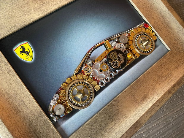 Masina sport model Ferrari Cod M 621・Cadou pentru pasionații de Ferrari・Mașină model Ferrari pentru birou・Mașină de colecție Ferrari