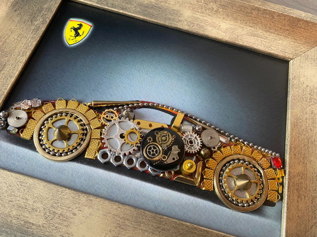 Masina sport model Ferrari Cod M 621・Cadou pentru pasionații de Ferrari・Mașină model Ferrari pentru birou・Mașină de colecție Ferrari