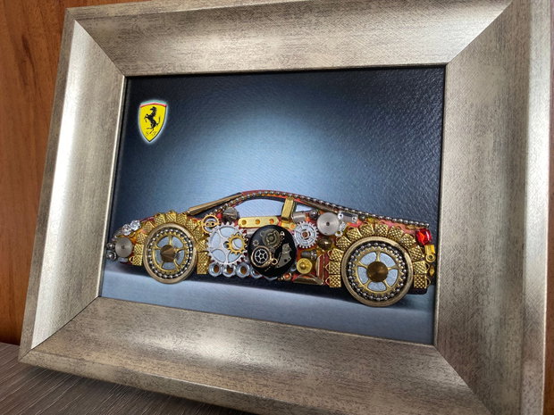 Masina sport model Ferrari Cod M 621・Cadou pentru pasionații de Ferrari・Mașină model Ferrari pentru birou・Mașină de colecție Ferrari