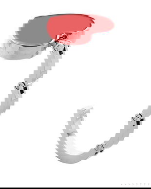 Agatatoare, Piksel, carlig geanta, inima, rosu