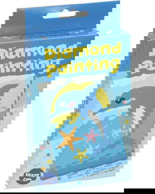 Pictura cu diamante. Viata marina