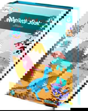 Puzzle carte magnetica. Dinozaur