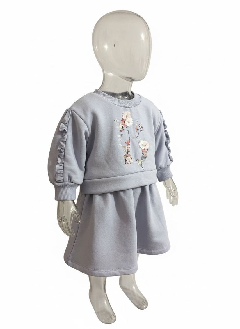 Rochiță lila Baker by Ted Baker  florală  fetițe - marime 86