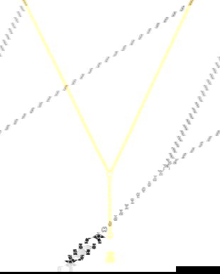 Tous colier din argint placat cu aur