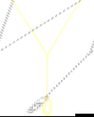 Tous colier din argint placat cu aur