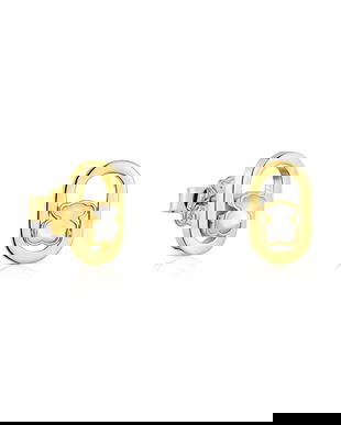 Tous cercei placați cu aur