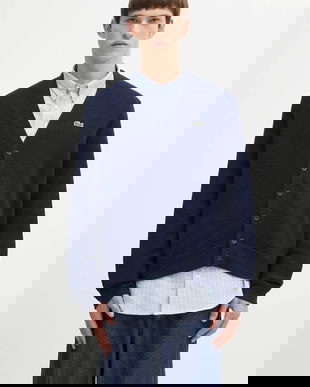 Lacoste cardigan din lână