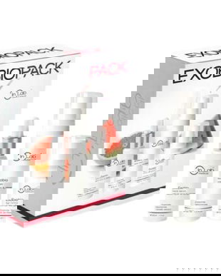 Set anti-&icirc;mbătr&acirc;nire cu exozomi Exobio Pack Inlab Medical ( Ser facial 30 ml + Crema 50 ml +  Gel contur ochi 20 ml ) Inlabmed069