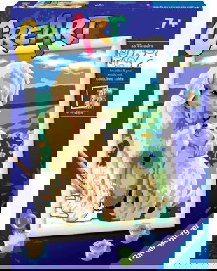 Pictura pe numere. Catel cu pui