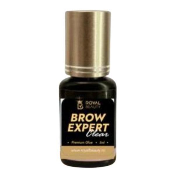 Adeziv / Lipici Transparent pentru Extensii de Sprancene, 5 ml