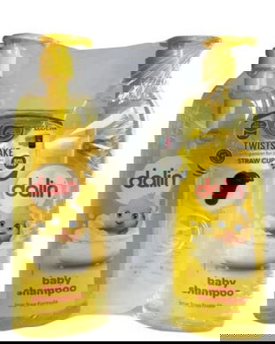 Set Sampon Fara Lacrimi pentru Copii - Dalin Baby Shampoo, 2 x 750 ml