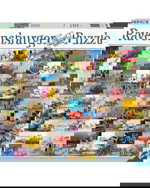 Puzzle 1500. 99 biciclete