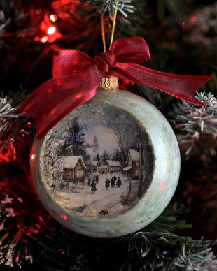 Glob concav : Vintage Christmas