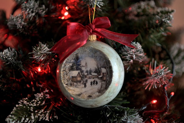 Glob concav : Vintage Christmas