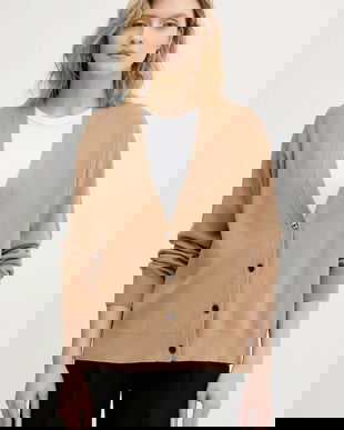 Karl Lagerfeld cardigan din bumbac IKON