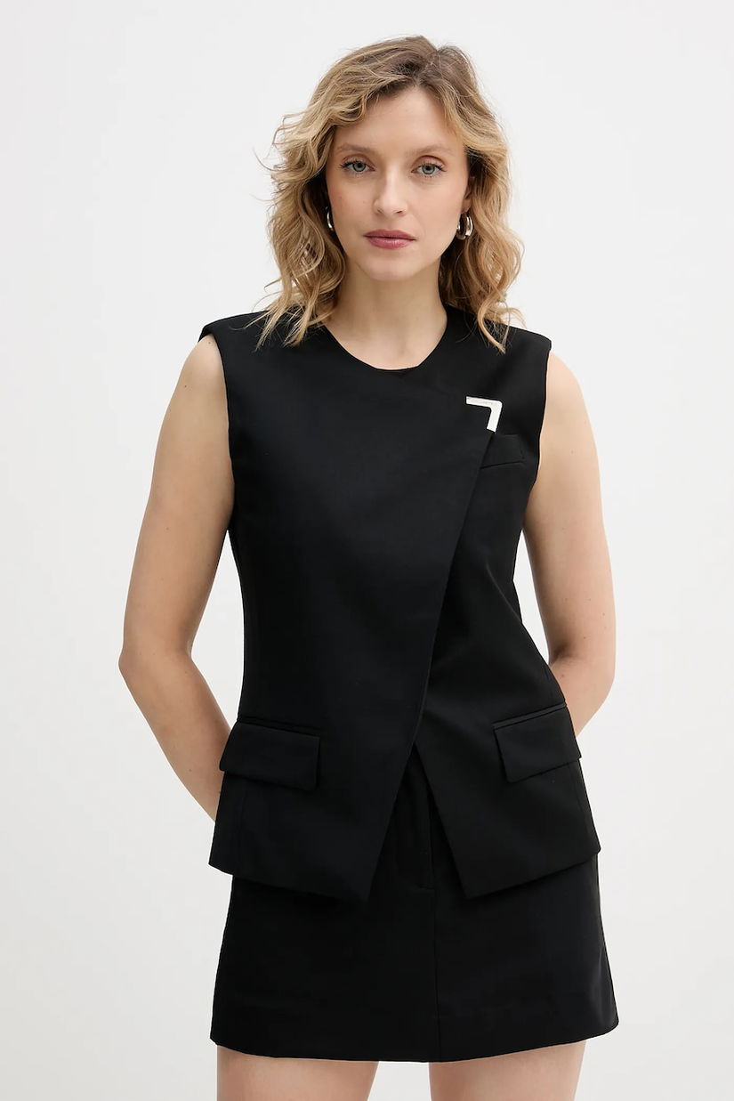 Karl Lagerfeld vestă din amestec de lână