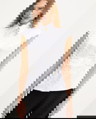 Elisabetta Franchi cămașă din bumbac