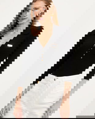 Elisabetta Franchi bluză cu mătase