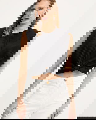 Elisabetta Franchi bluză din bumbac