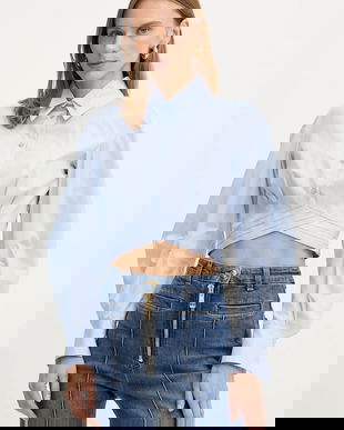 Elisabetta Franchi bluză din bumbac