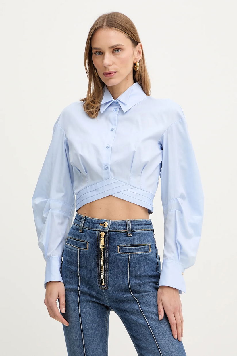 Elisabetta Franchi bluză din bumbac