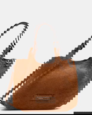 Gianni Chiarini geantă de mână din piele întoarsă DUA