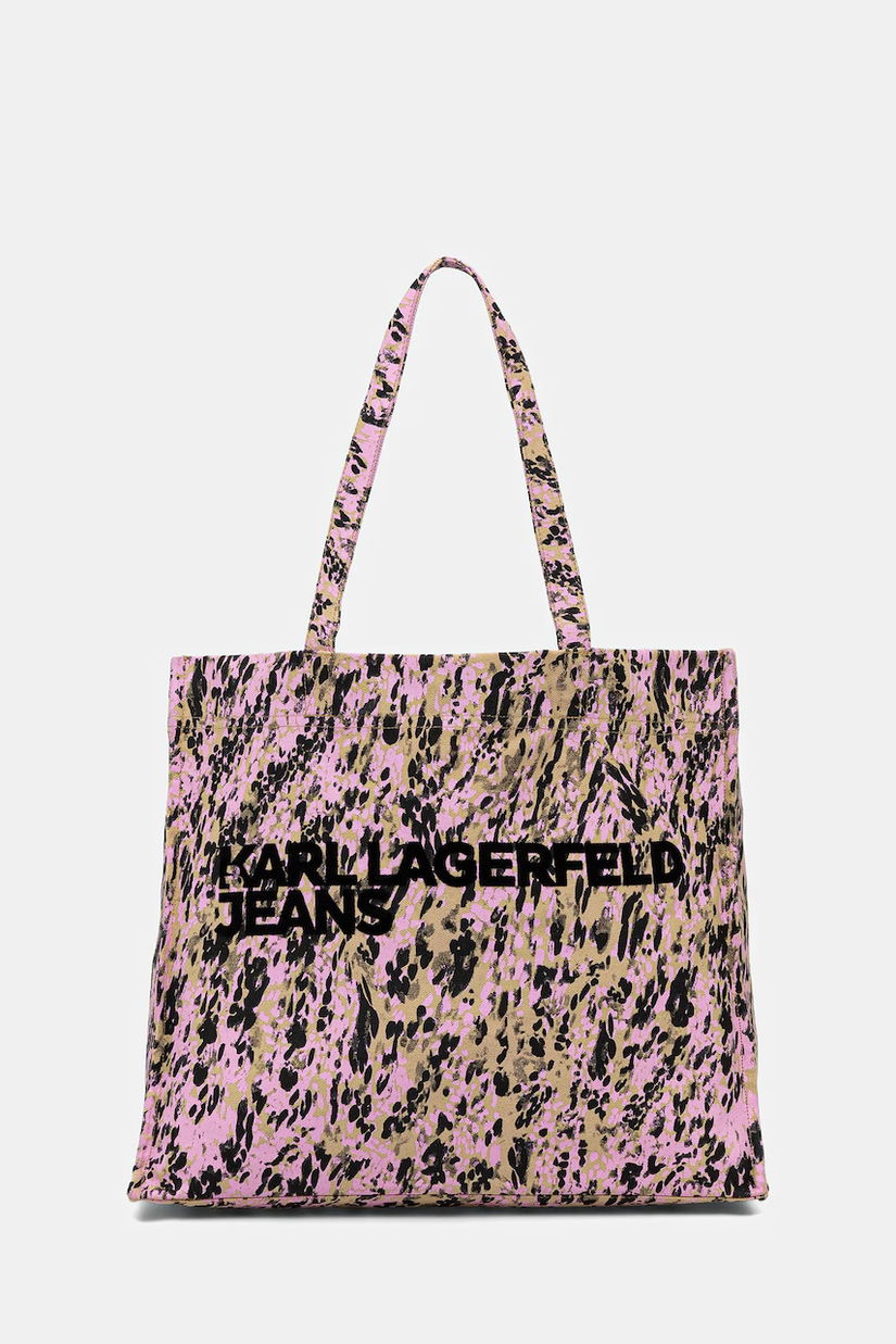 Karl Lagerfeld Jeans geantă de bumbac