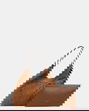 Gianni Chiarini geantă de mână din piele întoarsă DUA