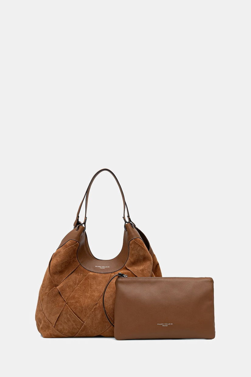 Gianni Chiarini geantă de mână din piele întoarsă DUA