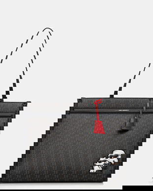 Karl Lagerfeld poșetă IKON MONOGRAM