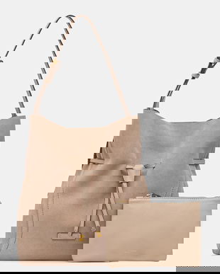 Gianni Chiarini geantă de mână din piele întoarsă SIENNA