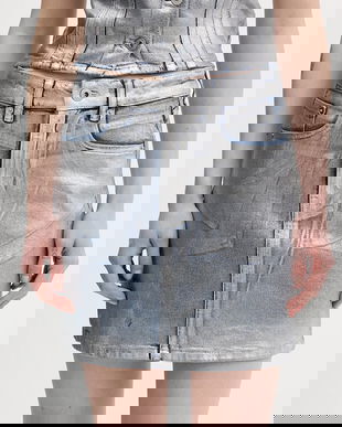 Karl Lagerfeld Jeans fustă jeans