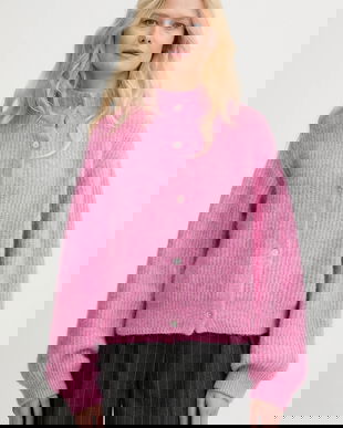 American Vintage cardigan din amestec de lână