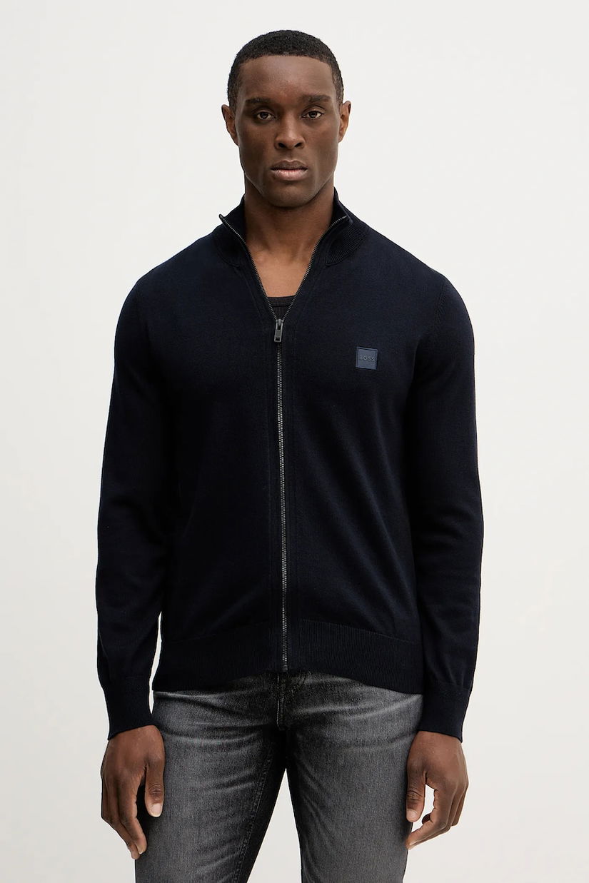 BOSS Orange cardigan din amestec de casmir Kanozip_S