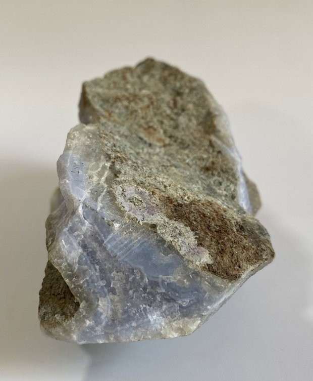 Agat Albastru Lace (Calcedonie) - Specimen piatra bruta