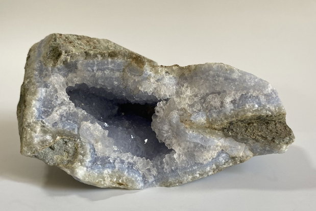 Agat Albastru Lace (Calcedonie) - Specimen piatra bruta