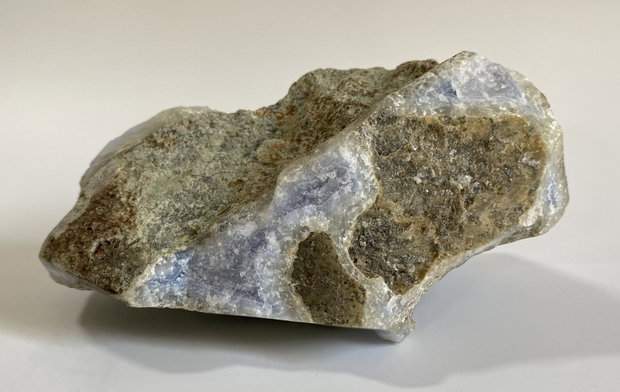 Agat Albastru Lace (Calcedonie) - Specimen piatra bruta