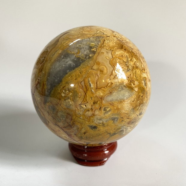 Agat Crazy Lace (Dantela) - Sfera din piatra semipretioasa