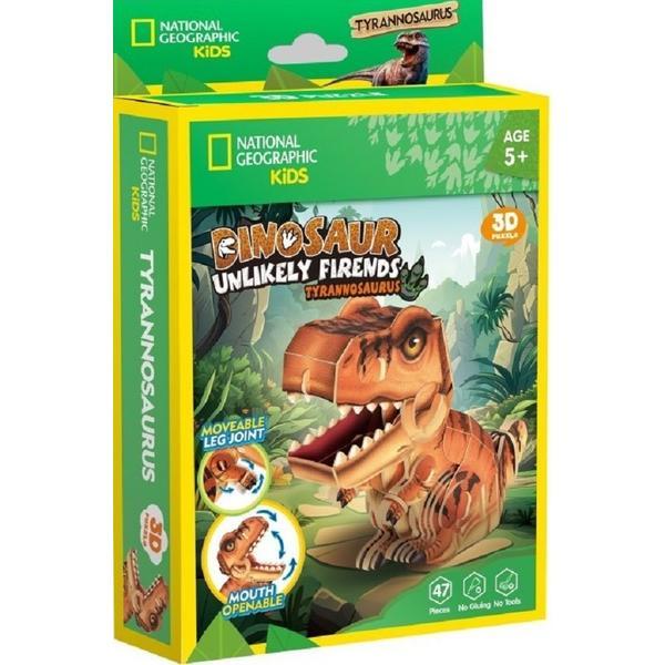 Puzzle 3D. Tiranozaur