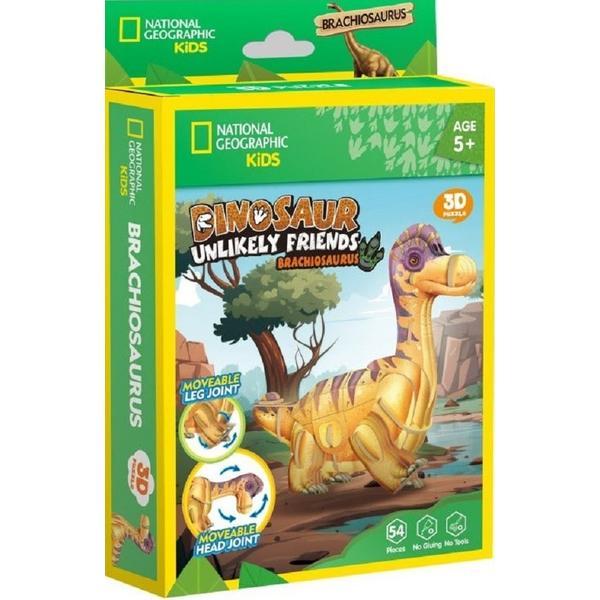 Puzzle 3D. Brahiozaur