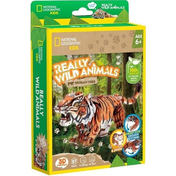 Puzzle 3D. Tigru Siberian