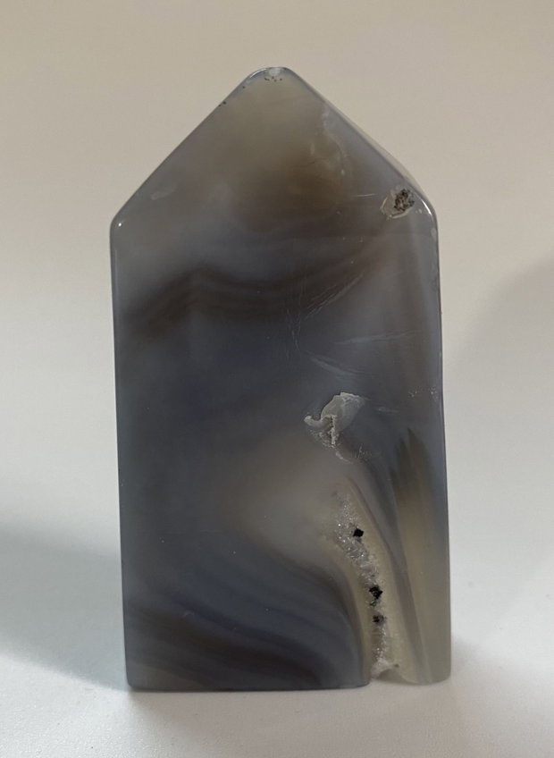 Agat Natural - Obelisc piatra semipretioasa