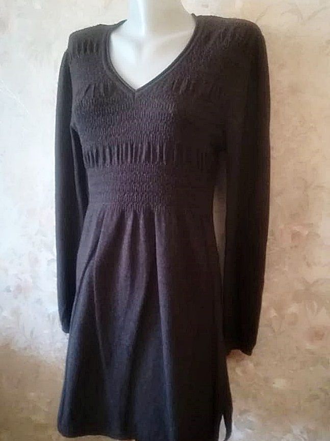 rochie tricot mix lana , kasmir , angora ,M