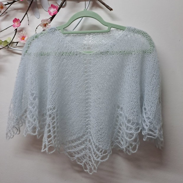 Capă/bolero bleu