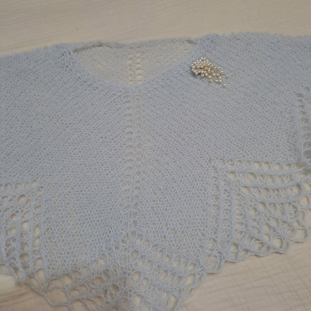 Capă/bolero bleu