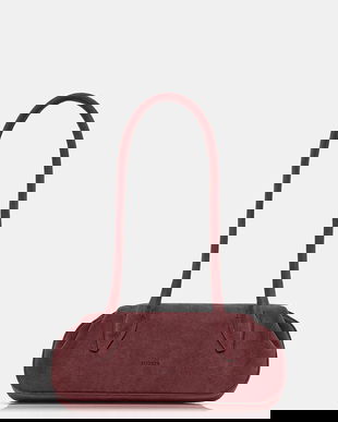 Yuzefi geantă de mână din piele întoarsă OYSTER