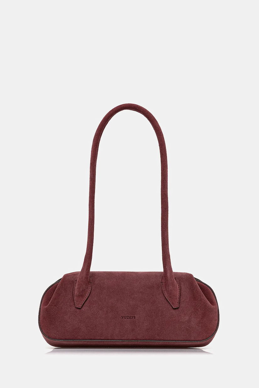 Yuzefi geantă de mână din piele întoarsă OYSTER