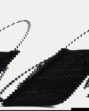 Elisabetta Franchi geantă de mână din piele întoarsă